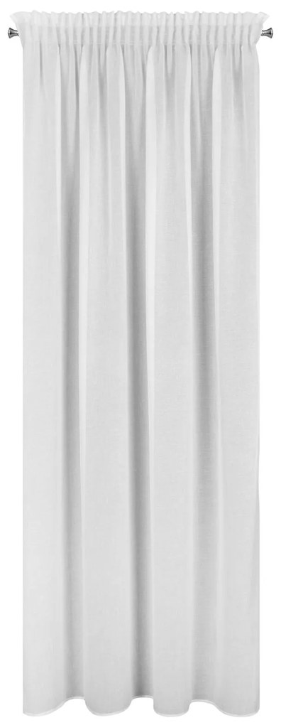 ZÁCLONA NA PÁSKE SANDRA 140X270 CM BIELA