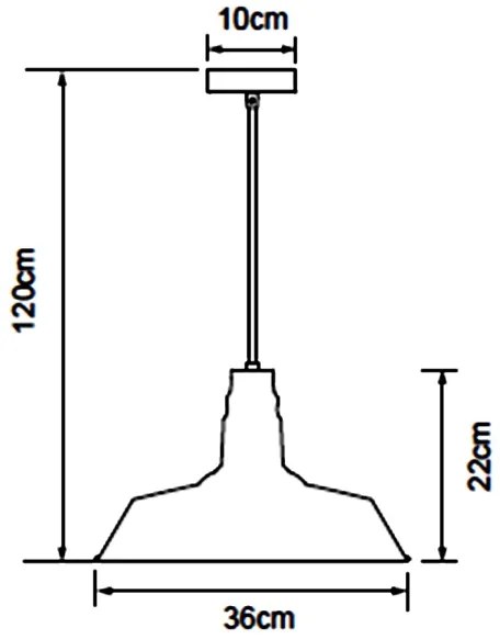 Aigostar - Luster na lanku 1xE27/60W/230V čierna