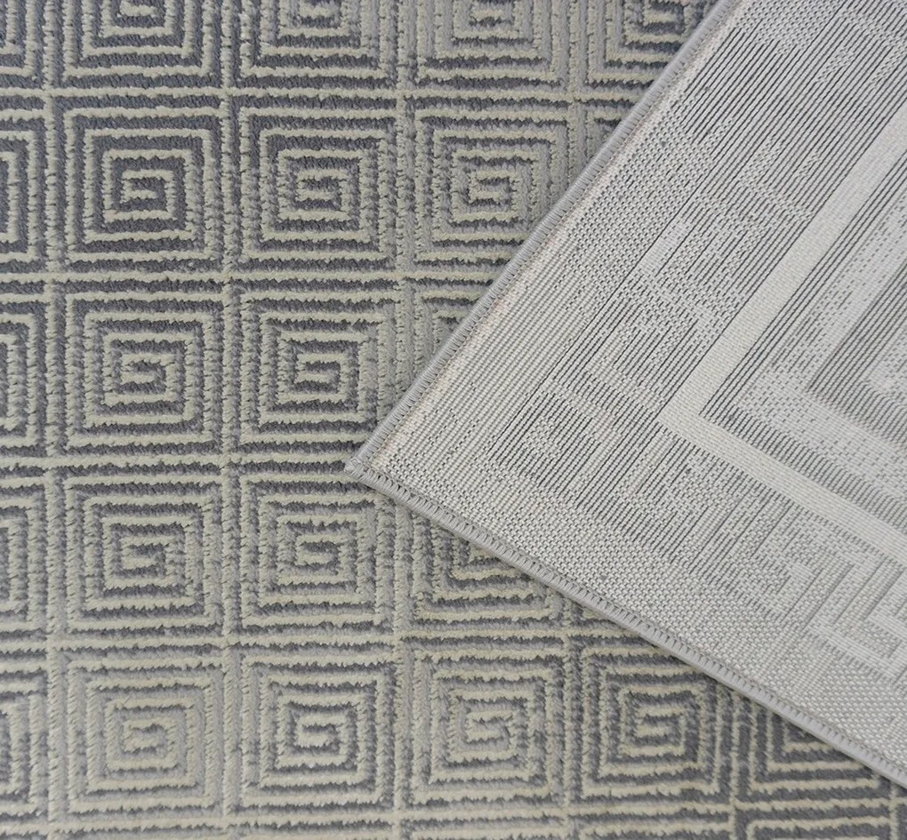 BE Koberec Esprit 3602 GREY – sivý obdĺžnikový Rozmer: 140x190 cm