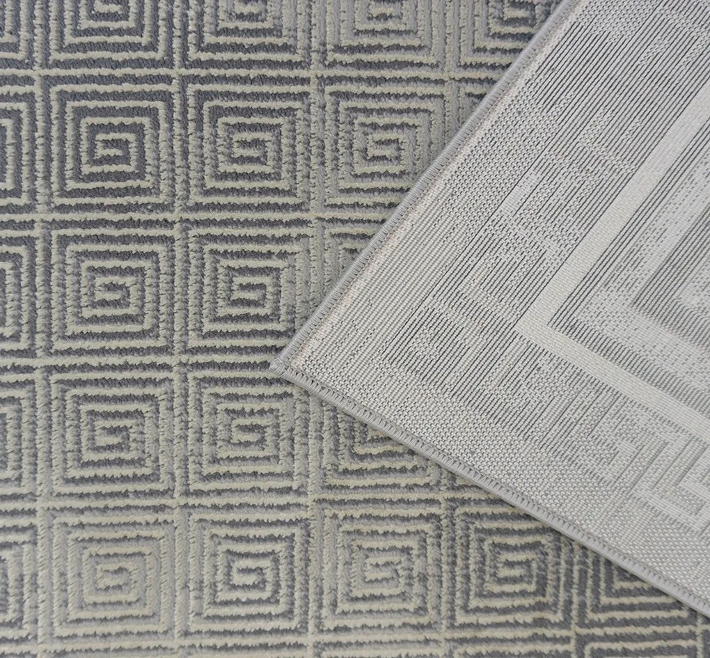 BE Koberec Esprit 3602 GREY – sivý obdĺžnikový Rozmer: 60x100 cm