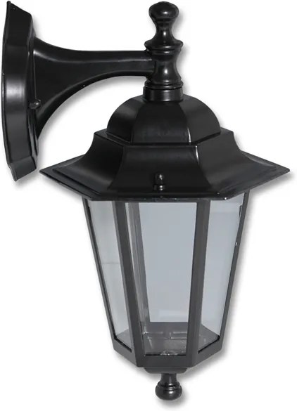 Vonkajšia nástenná lampa Ecolite Z6102-CR čierna