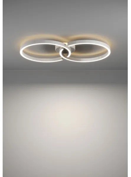 Eglo 900954 -LED RGBW Stmievateľné stropné svietidlo AMANDOLO 19,5W/230V biela + DO