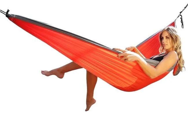 Vekr hojdacia sieť hamak 210 x 140 cm Čierna