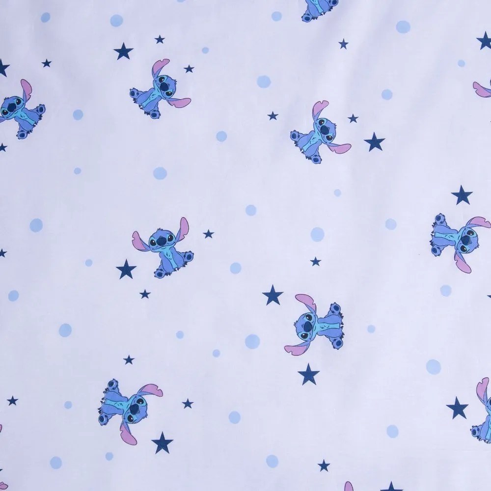 Modré bavlnené detské obliečky do postieľky 100x135 cm Lilo &amp; Stitch "Clouds" – Jerry Fabrics