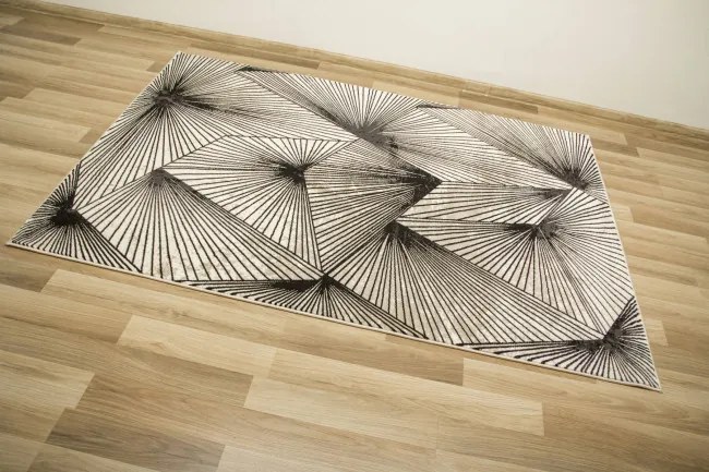 Koberec Studio E840A Geometria čierny / krémový