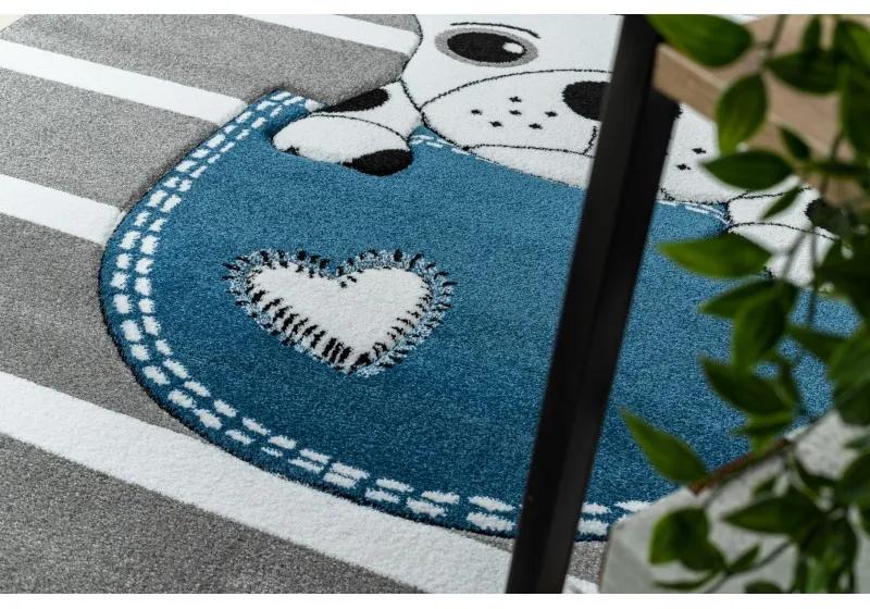 Dywany Łuszczów Detský kusový koberec Petit Bulldog grey - 180x270 cm