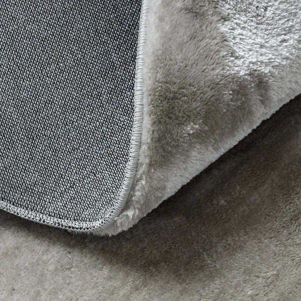 Kusový koberec Visco Rabbit Silver 3 kruh, 160x160 (priemer) kruh, šedá, detská izba, Dywany Łuszczów