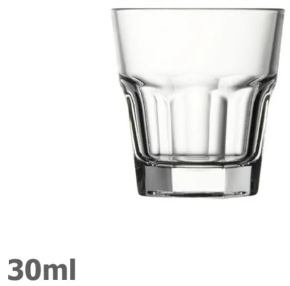 Pohár 30ml štamprlík Casablanca číry KLC