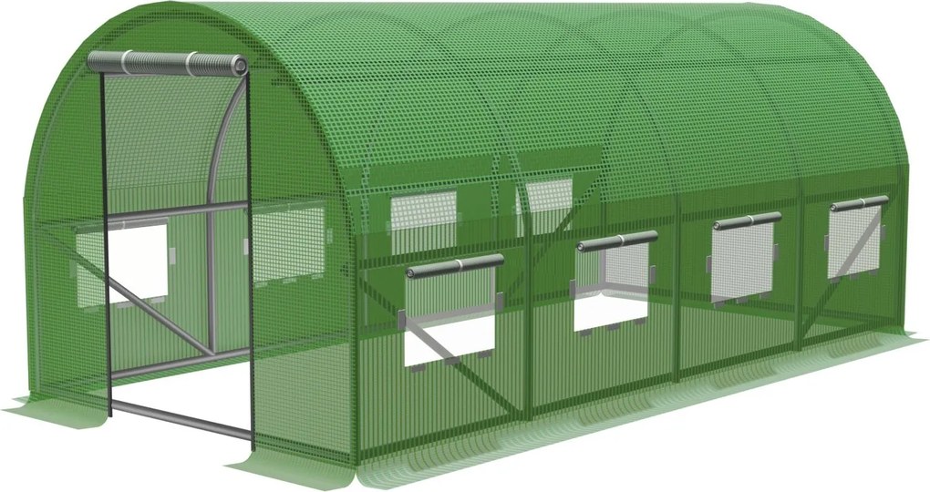 Záhradný fóliovník 4-segmentový 6m x 3m x 2m GARDEN LINE – TUN5613