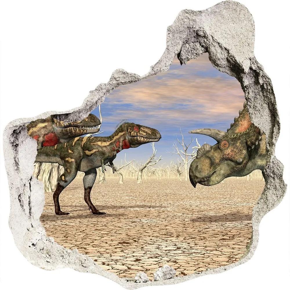 Fotoobraz diera na stenu Dinosaury nd-p-119267446