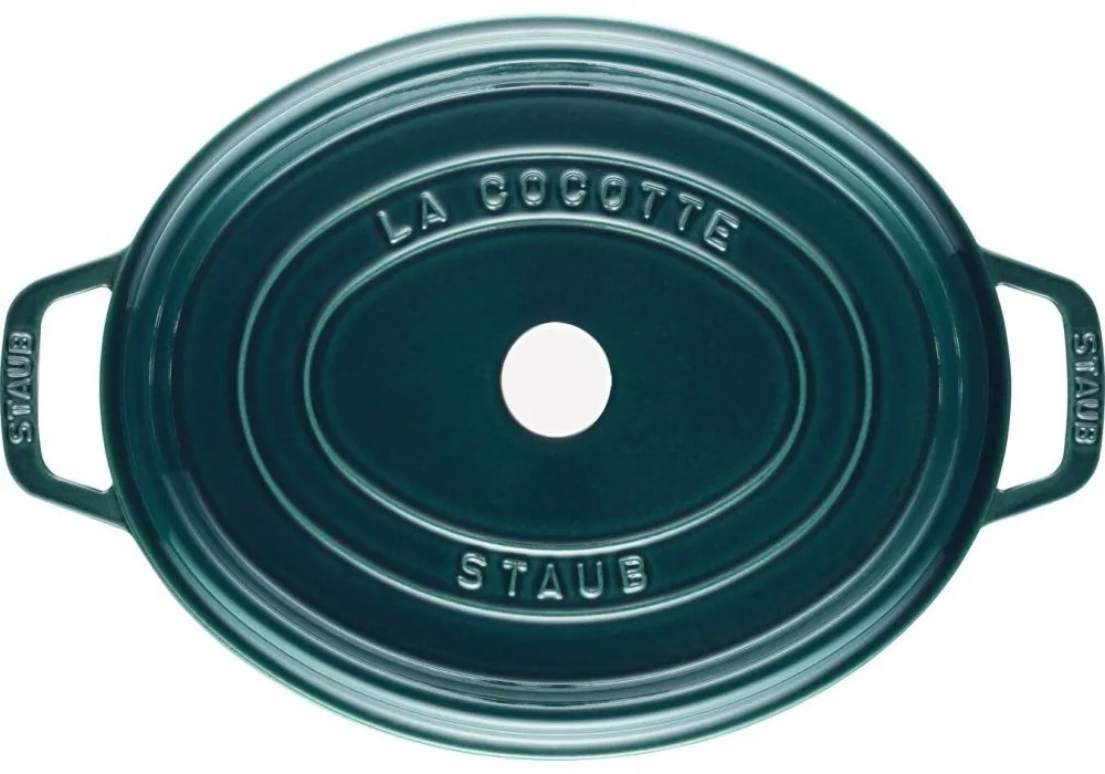 Staub Cocotte hrniec oválny 33 cm/6,7 l, morská modrá, 1103337