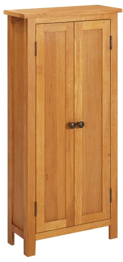 vidaXL Skladovacia skriňa 50x22x110 cm dubový masív