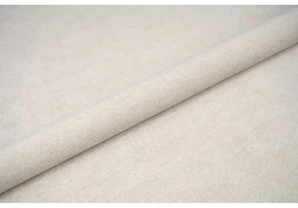 Béžová čalúnená dvojlôžková posteľ s úložným priestorom s roštom 180x200 cm Thessa Bold Line – Bonami Selection