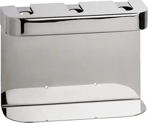 Bemeta Design Držiak na dávkovač mydla, trojitý, okrúhly, lesk - 146109441