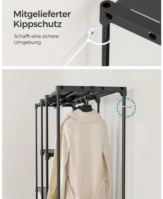 Otvorená šatníková skriňa RYG037B02