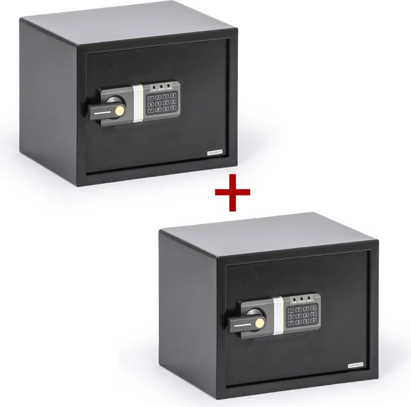 Nábytkový sejf s elektronickým zámkom 1+1 ZADARMO, 300 x 380 x 300 mm