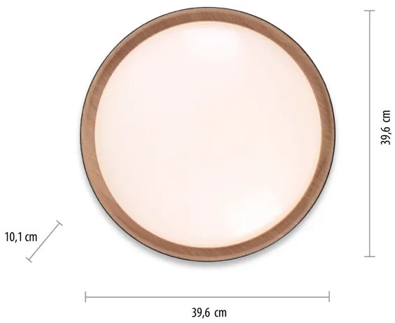 Leuchten Direkt 1434718-LED Stmievateľné stropné svietidlo EMILIA 28,8W/230V čierna