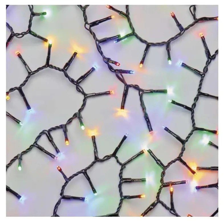 LED Vianočná vonkajšia reťaz 300xLED/11m IP44 multicolor