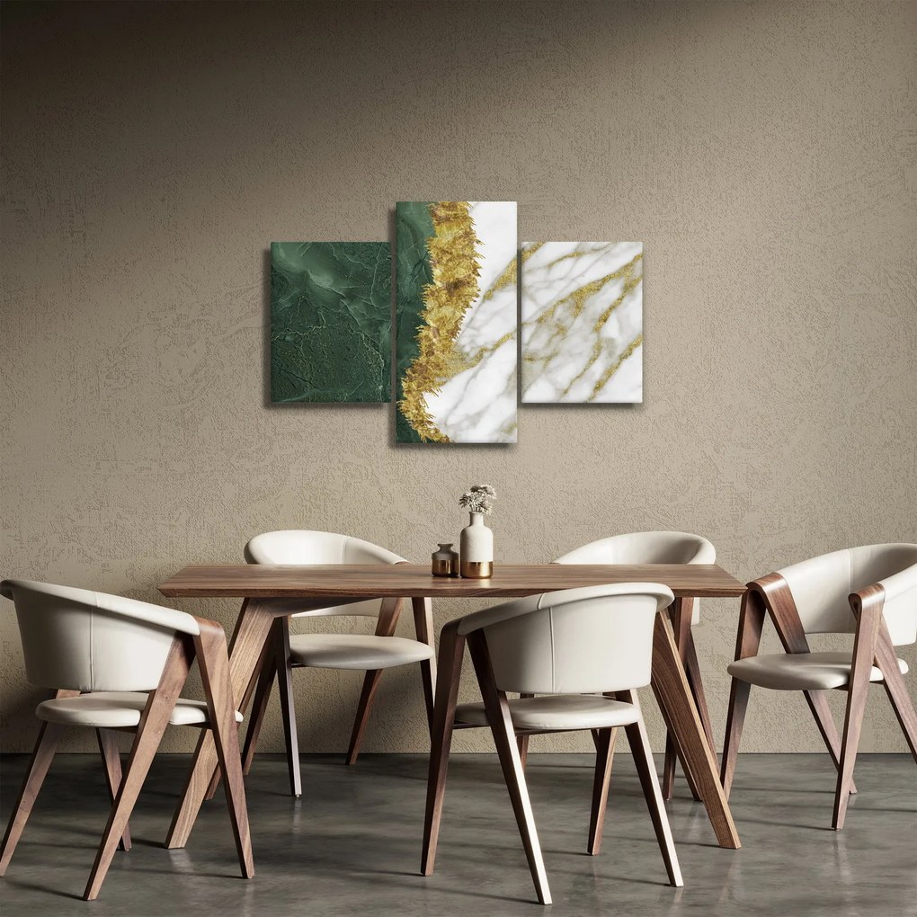 Obraz - Zelený mramor N⁰1 (90x60 cm)