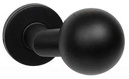 Dverné gule Richter KNOB 02 FIXNÉ (CE), Guľa Knob 02 fixná, RICHTER Čierna matná