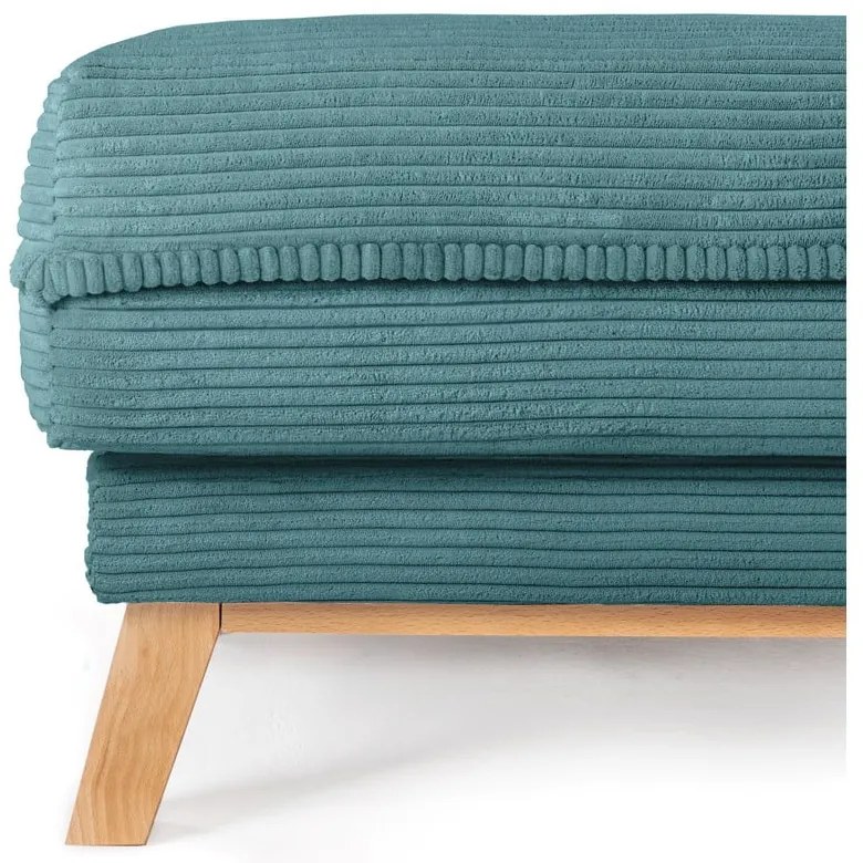 Tyrkysovomodrá menčestrová podnožka Tori – Bonami Selection