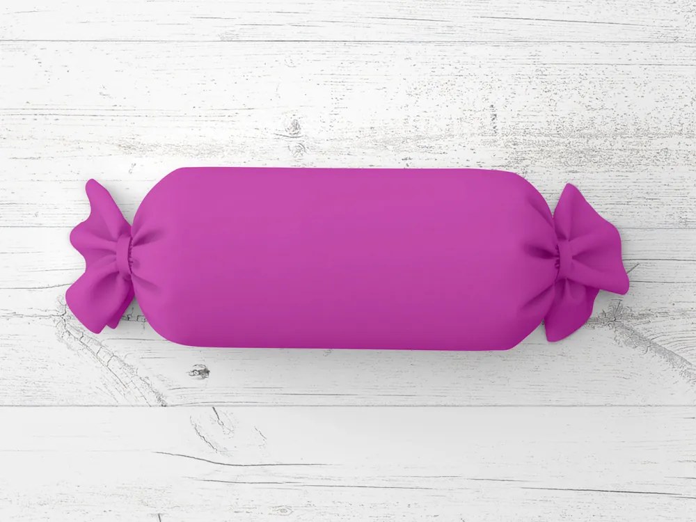 Biante Vankúš valec bonbon Rongo RG-028 Purpurový 15x60 cm