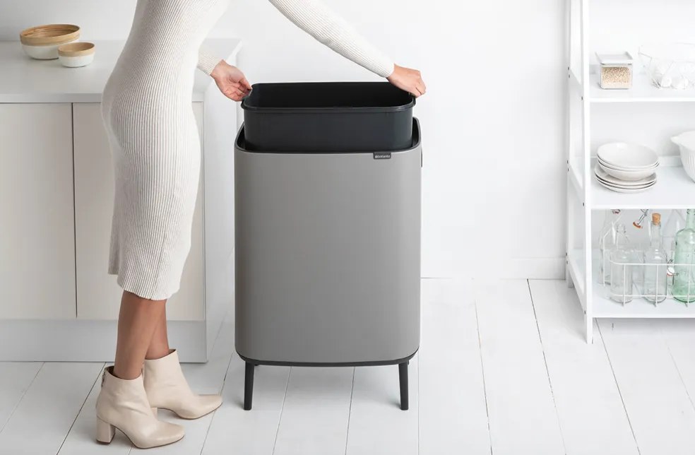 Brabantia BO Touch Bin 60L HI minerálne sivá