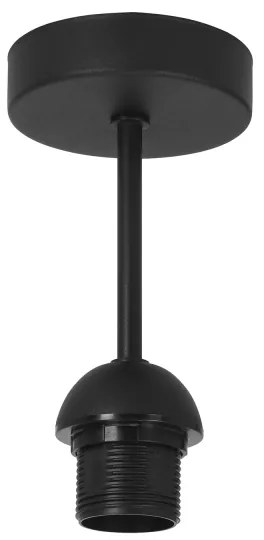 Prisadený luster NATIA 1xE27/60W/230V biela/čierna