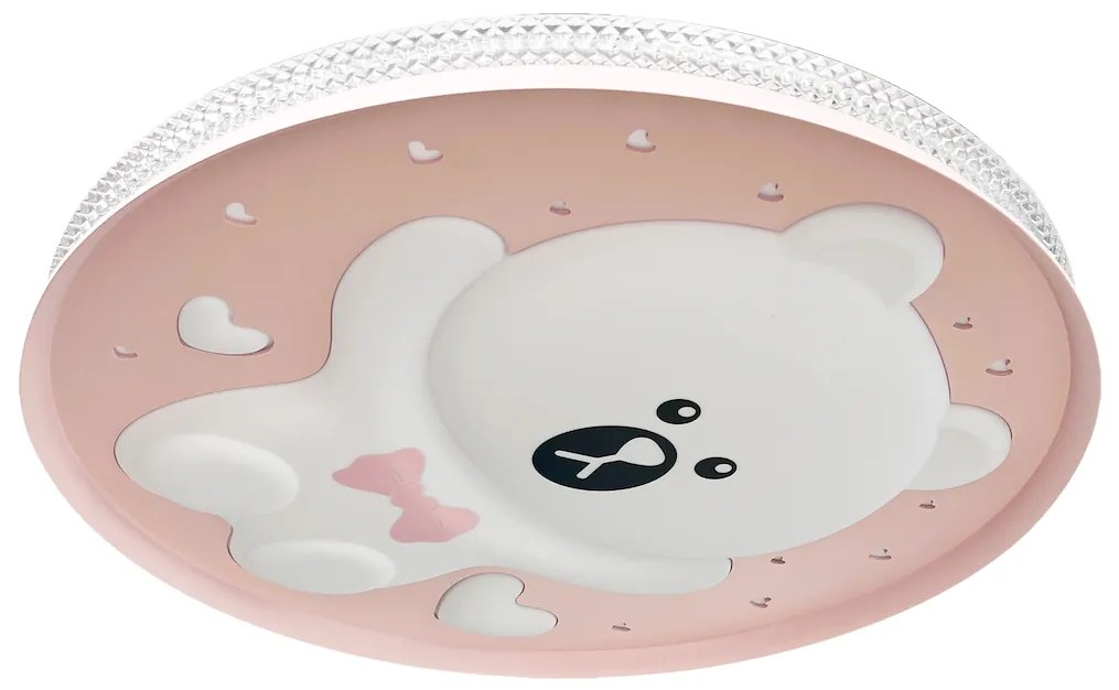 Detské stropné LED svietidlo Bear, 1x LED 34w, 4000k, p