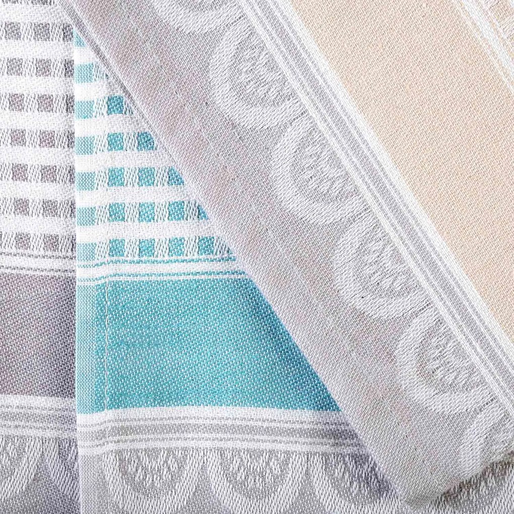 KUCHYNSKÉ UTIERKY ZEFIR SADA 3KS 50X70 CM VZOROVANÉ