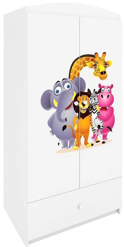 Skriňa Babydreams Biely – Zoo