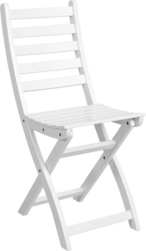 LODGE Skladacia stolička - biela