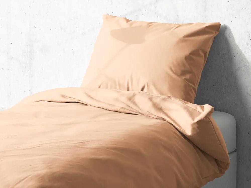 Detské bavlnené posteľné obliečky do postieľky Moni MOD-512 Béžové Do postieľky 90x140 a 40x60 cm