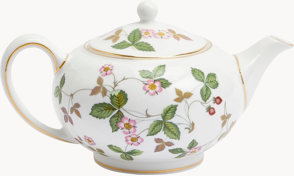 Čajník z jemného kostného porcelánu Wild Strawberry