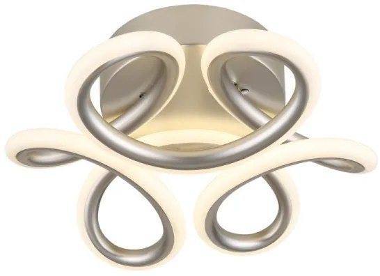 Globo 67386-24S - LED stropné svietidlo MELISAND 24W/230V pr. 26 cm matný chróm