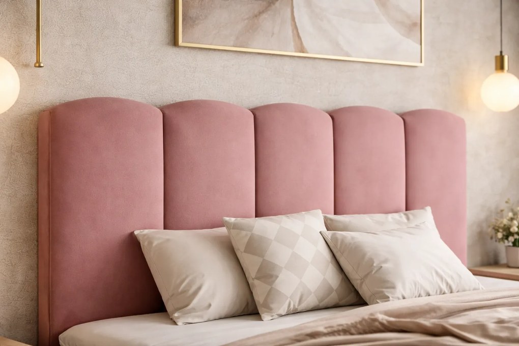 ČALÚNENÁ VYSOKÁ POSTEĽ S MATRACOM GABRIELE 160X200