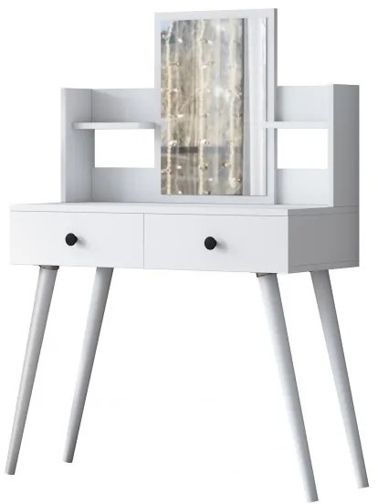 Toaletný stolík 111,8x97,8 cm biela