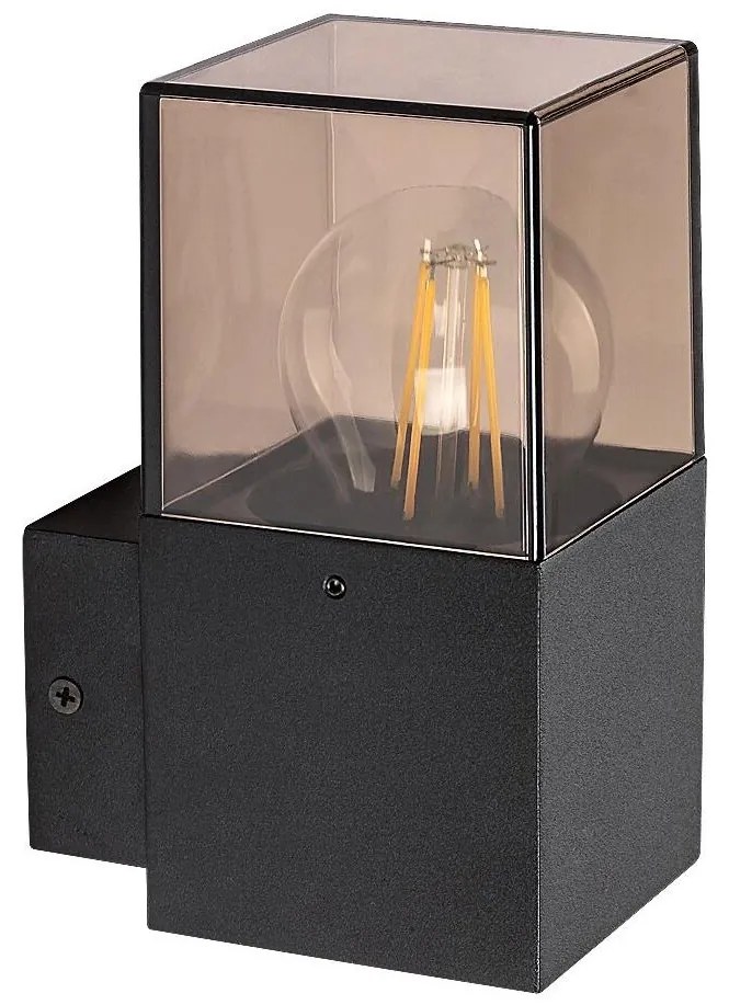 Rabalux 77080 - Vonkajšie nástenné svietidlo LOANDA 1xE27/60W/230V IP54 čierna
