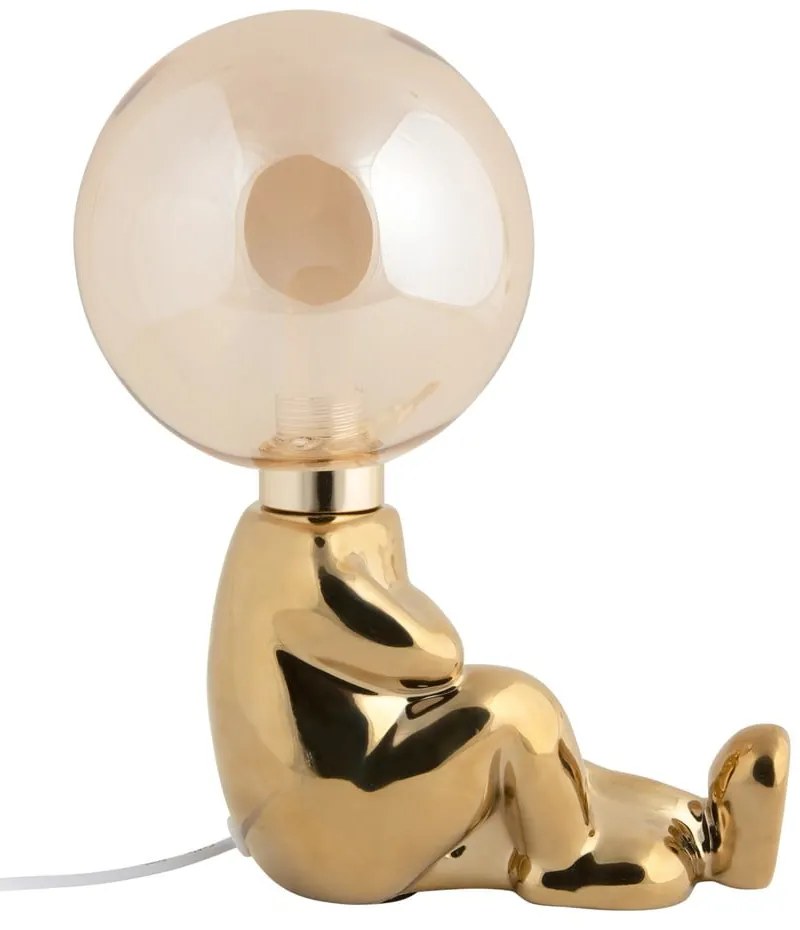 Detská lampička v zlatej farbe Joey – Leitmotiv