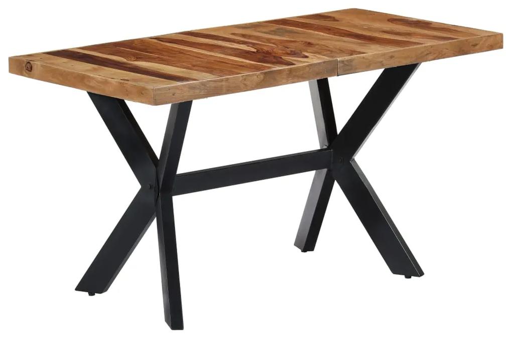 Jedálenský stôl 140x70x75 cm masívne sheeshamové drevo 247440