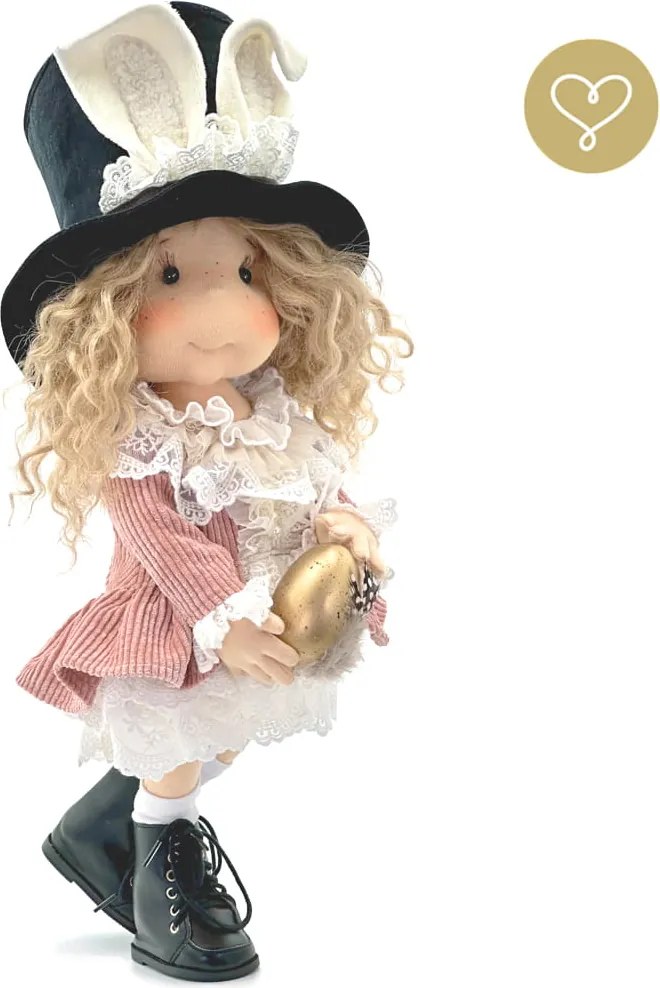 Bábika zajačik Alica zberateľská séria - v predaji len do 20. apríla Varianta 1