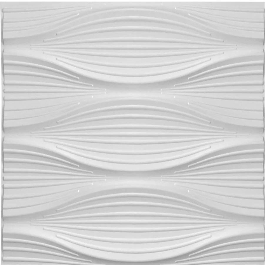Obkladové panely 3D PVC DNA D130 biely, cena za kus, rozmer 500 x 500 mm, DNA biely, IMPOL TRADE