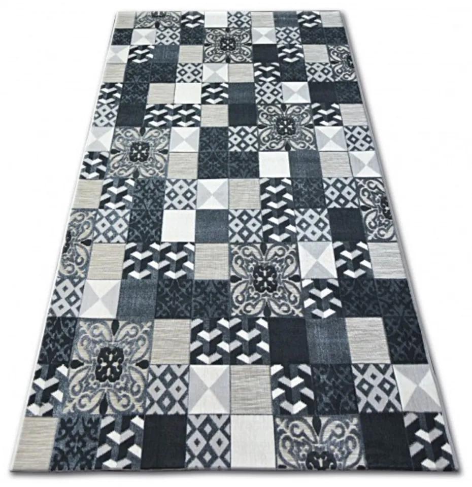 Kusový koberec PP Lisboa sivý, Velikosti 120x170cm