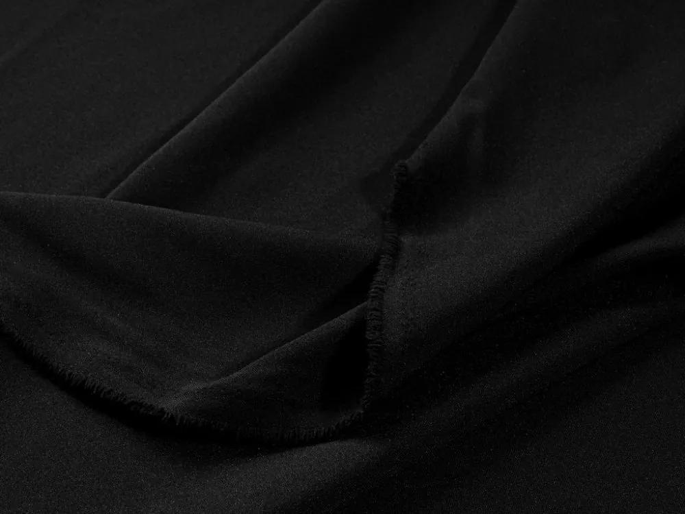 Biante Dekoračný behúň na stôl Rongo RG-014 Čierny 20x160 cm