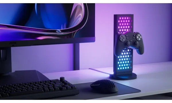 Nanoleaf N7602K00-1LB-LED RGBIC stmievateľná nabíjacia stanica 2700-6500K 5V čie