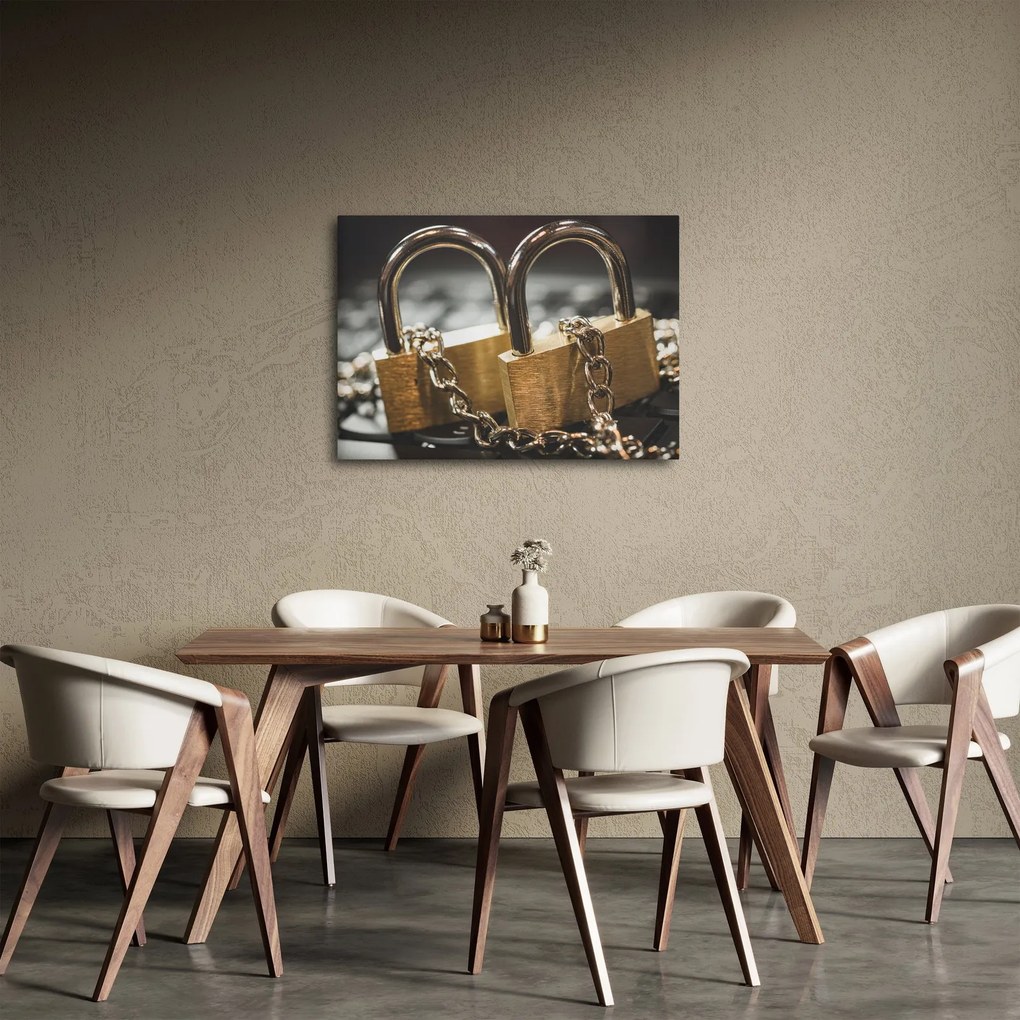 Obraz dvoch zámkov (70x50 cm)