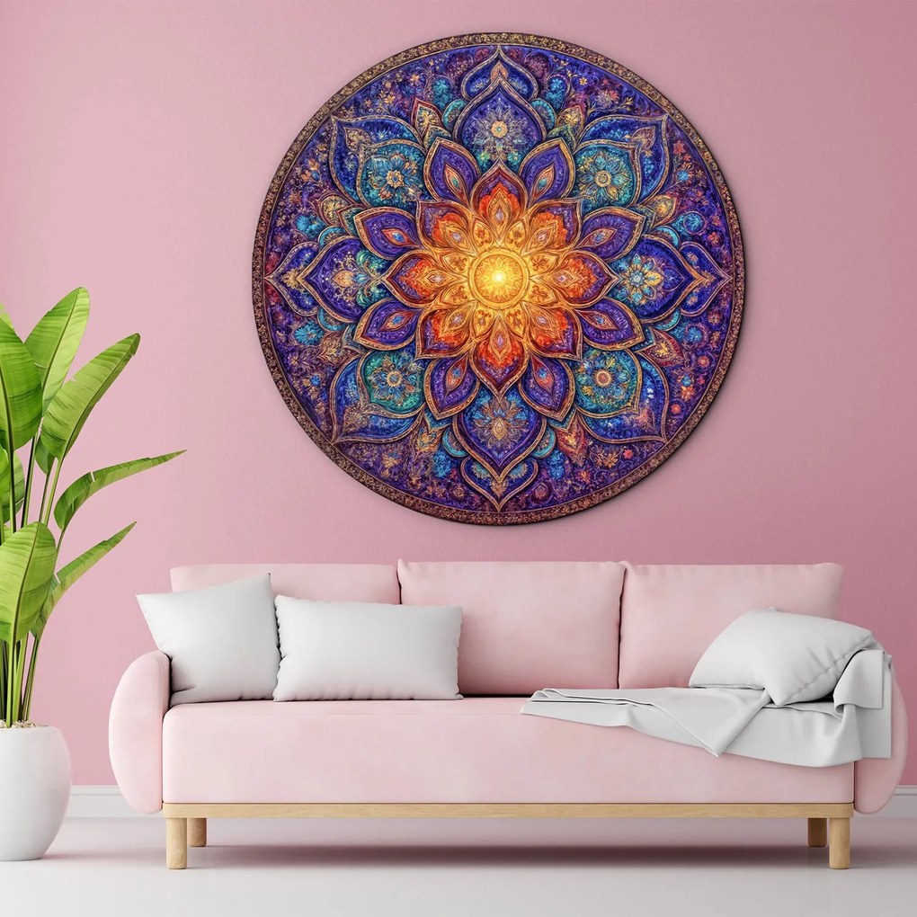 DUBLEZ | Drevený obraz - Mandala Magic | UV potlač, Premium