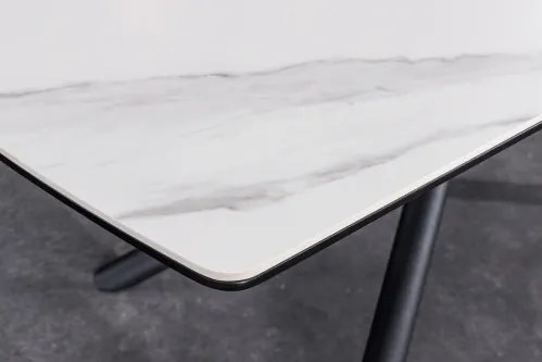 Rozkladací jedálenský stôl Mikado 46495 180/230x90cm Ceramik white marble - Komfort-nábytok