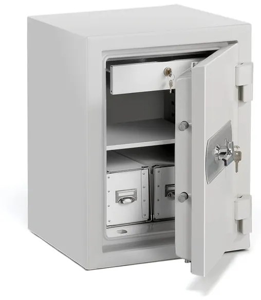 Ohňovzdorná skrinka s mechanickým zámkom SHIELD, 640x490x465 mm