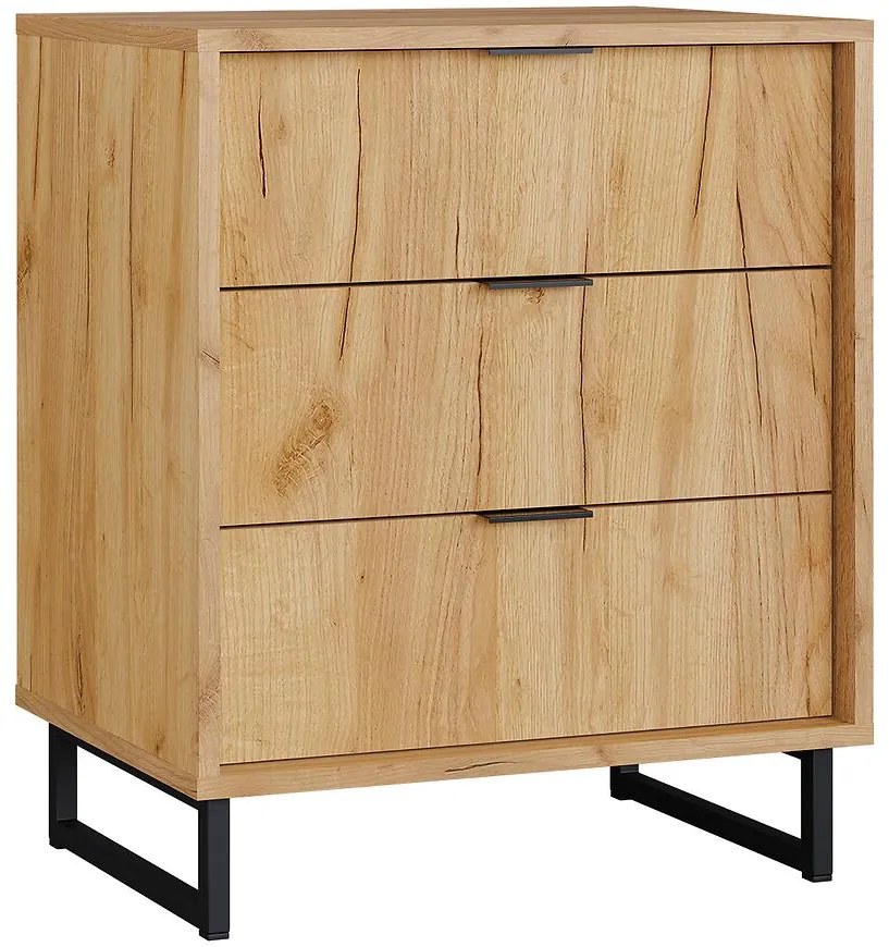 Konor Komoda 60 3s D.Craft Zlatý